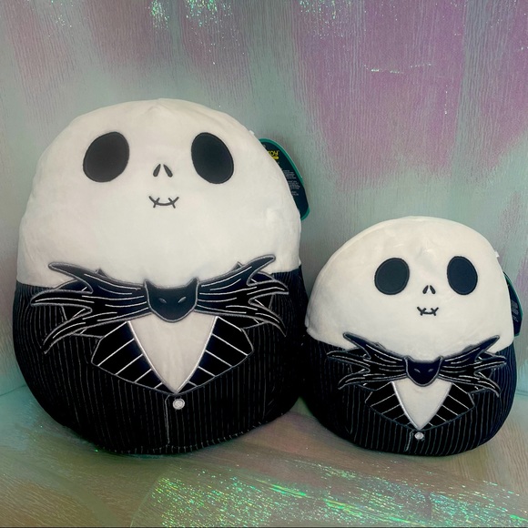 Squishmallows Other - BNWT Set of 2 Jack Skellington Squishmallows 12", 8"